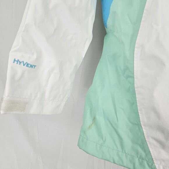 The North Face Hyvent Coat 3 in 1  Fleece Jacket Hooded Girls M(10/12) - Picture 7 of 8